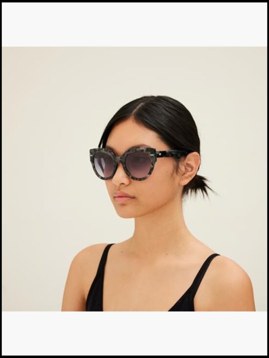 Women\'s Round Oval Acetate Sunglasses UV Protection Retro Festival main image 7